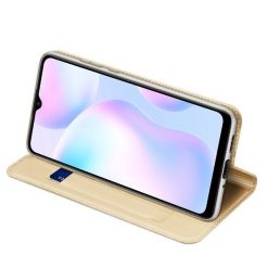 Peňaženkové puzdro Dux Ducis Skin Pro zlaté – Xiaomi Redmi 9A / Redmi 9AT | Lacné Kryty Lacné Kryty | Peňaženkové puzdro Dux Ducis Skin Pro zlaté – Xiaomi Redmi 9A / Redmi 9AT | Lacné Kryty