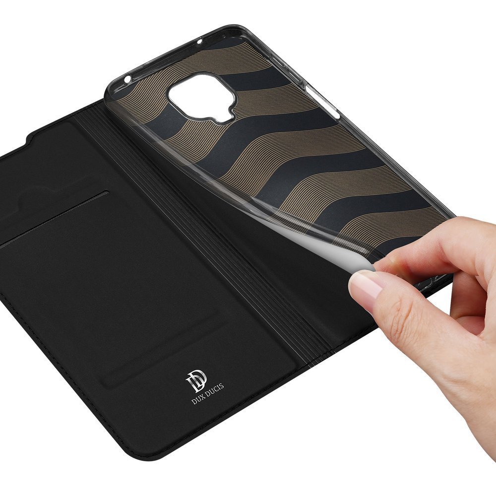 Peňaženkové puzdro Dux Ducis Skin Pro čierne – Xiaomi Redmi Note 9S / Note 9 Pro | Lacné Kryty Lacné Kryty | Peňaženkové puzdro Dux Ducis Skin Pro čierne – Xiaomi Redmi Note 9S / Note 9 Pro | Lacné Kryty