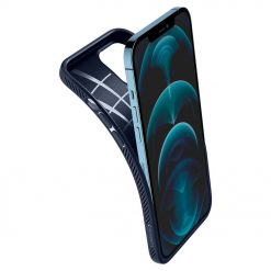 Lacné Kryty | Zadný kryt Spigen Liquid Air modrý – Apple iPhone 12 / iPhone 12 Pro | Lacné Kryty