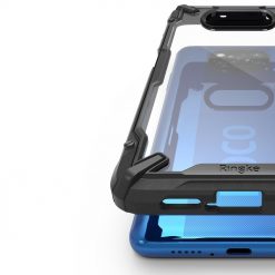 Lacné Kryty | Odolný kryt Ringke Fusion X transparentno-čierny – Xiaomi Poco X3 NFC | Lacné Kryty