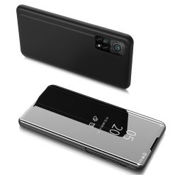 Lacné Kryty | Priehľadný kryt Clear View Case čierny – Xiaomi Mi 10T / Mi 10T Pro | Lacné Kryty