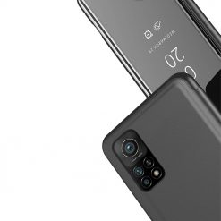Lacné Kryty | Priehľadný kryt Clear View Case čierny – Xiaomi Mi 10T / Mi 10T Pro | Lacné Kryty