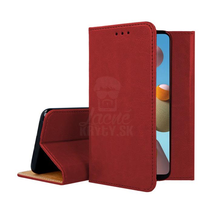 Kožené puzdro Smart Pro červené – Samsung Galaxy A42 5G