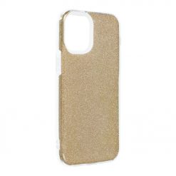 Ligotavý Kryt Forcell Shining zlatý – Apple iPhone 12 Mini