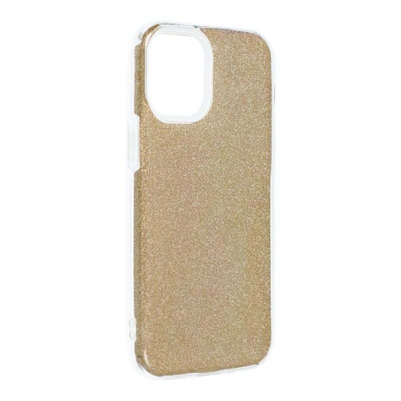 Lacné Kryty | Ligotavý Kryt Forcell Shining zlatý – Apple iPhone 12 Mini