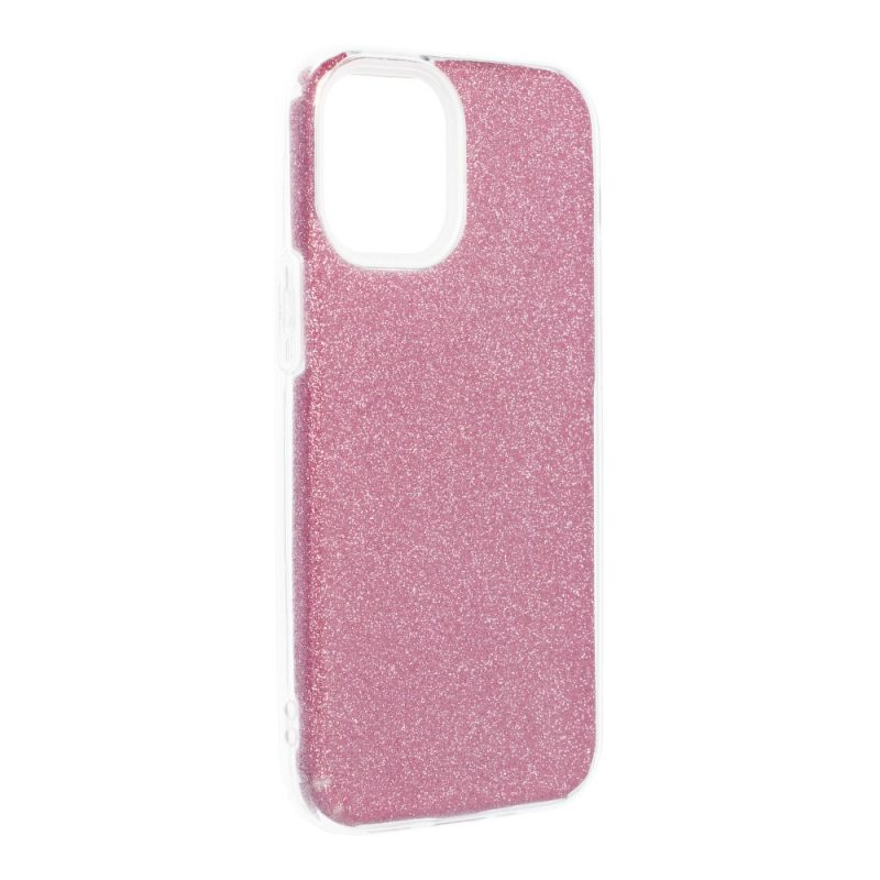 Ligotavý Kryt Forcell Shining ružový – Apple iPhone 12 Mini
