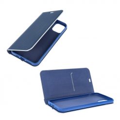 Knižkové puzdro Luna Carbon modré – Apple iPhone 12 Mini | Lacné Kryty Lacné Kryty | Knižkové puzdro Luna Carbon modré – Apple iPhone 12 Mini | Lacné Kryty