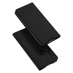 Lacné Kryty | Peňaženkové puzdro Dux Ducis Skin Pro čierne – Motorola Moto G8 Plus | Lacné Kryty