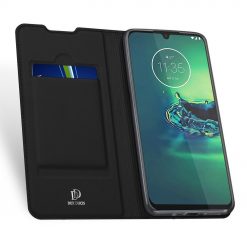 Lacné Kryty | Peňaženkové puzdro Dux Ducis Skin Pro čierne – Motorola Moto G8 Plus | Lacné Kryty