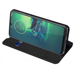 Lacné Kryty | Peňaženkové puzdro Dux Ducis Skin Pro čierne – Motorola Moto G8 Plus | Lacné Kryty
