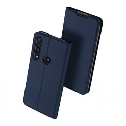 Lacné Kryty | Peňaženkové puzdro Dux Ducis Skin Pro modré – Motorola Moto G8 Plus | Lacné Kryty