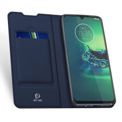 Lacné Kryty | Peňaženkové puzdro Dux Ducis Skin Pro modré – Motorola Moto G8 Plus | Lacné Kryty