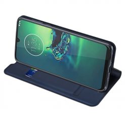 Lacné Kryty | Peňaženkové puzdro Dux Ducis Skin Pro modré – Motorola Moto G8 Plus | Lacné Kryty