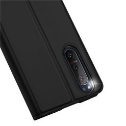 Lacné Kryty | Peňaženkové puzdro Dux Ducis Skin Pro čierne – Sony Xperia 5 II | Lacné Kryty