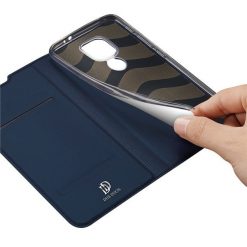Peňaženkové puzdro Dux Ducis Skin Pro modré – Motorola Moto G9 Play / Moto E7 Plus | Lacné Kryty Lacné Kryty | Peňaženkové puzdro Dux Ducis Skin Pro modré – Motorola Moto G9 Play / Moto E7 Plus | Lacné Kryty