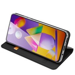 Lacné Kryty | Peňaženkové puzdro Dux Ducis Skin Pro čierne – Samsung Galaxy M31s | Lacné Kryty