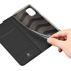 Lacné Kryty | Peňaženkové puzdro Dux Ducis Skin Pro čierne – Samsung Galaxy M31s | Lacné Kryty