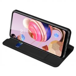 Lacné Kryty | Peňaženkové puzdro Dux Ducis Skin Pro čierne – LG K41S / LG K51S | Lacné Kryty