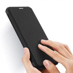 Lacné Kryty | Peňaženkové puzdro Dux Ducis Skin X čierne – Apple iPhone 12 Pro Max | Lacné Kryty