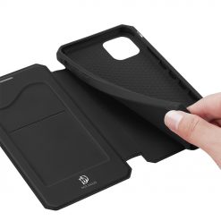 Lacné Kryty | Peňaženkové puzdro Dux Ducis Skin X čierne – Apple iPhone 12 Pro Max | Lacné Kryty