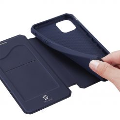 Peňaženkové puzdro Dux Ducis Skin X modré – Apple iPhone 12 Pro Max | Lacné Kryty Lacné Kryty | Peňaženkové puzdro Dux Ducis Skin X modré – Apple iPhone 12 Pro Max | Lacné Kryty