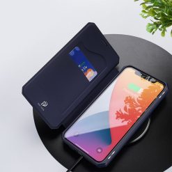Peňaženkové puzdro Dux Ducis Skin X modré – Apple iPhone 12 Pro Max | Lacné Kryty Lacné Kryty | Peňaženkové puzdro Dux Ducis Skin X modré – Apple iPhone 12 Pro Max | Lacné Kryty