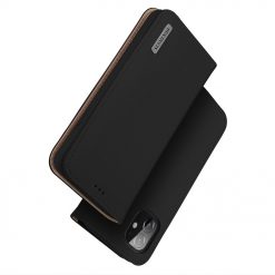 Kožené peňaženkové puzdro Dux Ducis Wish čierne – Apple iPhone 12 Mini | Lacné Kryty Lacné Kryty | Kožené peňaženkové puzdro Dux Ducis Wish čierne – Apple iPhone 12 Mini | Lacné Kryty
