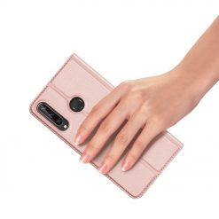 Peňaženkové puzdro Dux Ducis Skin Pro ružové – Huawei Y6p | Lacné Kryty Lacné Kryty | Peňaženkové puzdro Dux Ducis Skin Pro ružové – Huawei Y6p | Lacné Kryty