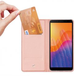 Peňaženkové puzdro Dux Ducis Skin Pro ružové – Huawei Y5p | Lacné Kryty Lacné Kryty | Peňaženkové puzdro Dux Ducis Skin Pro ružové – Huawei Y5p | Lacné Kryty