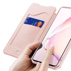 Peňaženkové puzdro Dux Ducis Skin X ružové – Samsung Galaxy Note 10 Lite | Lacné Kryty Lacné Kryty | Peňaženkové puzdro Dux Ducis Skin X ružové – Samsung Galaxy Note 10 Lite | Lacné Kryty
