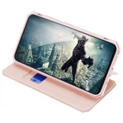 Peňaženkové puzdro Dux Ducis Skin X ružové – Samsung Galaxy Note 10 Lite | Lacné Kryty Lacné Kryty | Peňaženkové puzdro Dux Ducis Skin X ružové – Samsung Galaxy Note 10 Lite | Lacné Kryty