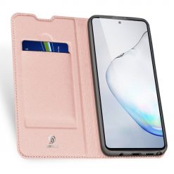 Lacné Kryty | Peňaženkové puzdro Dux Ducis Skin Pro ružové – Samsung Galaxy Note 10 Lite | Lacné Kryty
