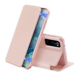 Lacné Kryty | Peňaženkové puzdro Dux Ducis Skin X ružové – Samsung Galaxy S20 | Lacné Kryty