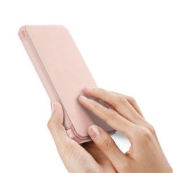 Peňaženkové puzdro Dux Ducis Skin X ružové – Samsung Galaxy S20 | Lacné Kryty Lacné Kryty | Peňaženkové puzdro Dux Ducis Skin X ružové – Samsung Galaxy S20 | Lacné Kryty