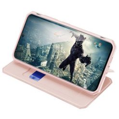 Peňaženkové puzdro Dux Ducis Skin X ružové – Samsung Galaxy S20 | Lacné Kryty Lacné Kryty | Peňaženkové puzdro Dux Ducis Skin X ružové – Samsung Galaxy S20 | Lacné Kryty