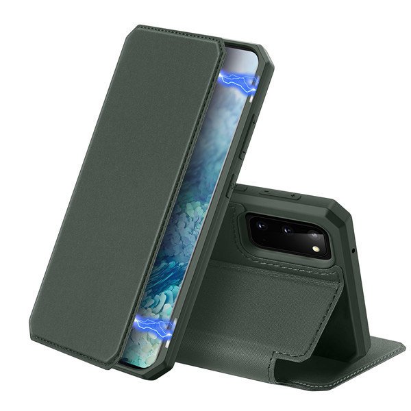 Peňaženkové puzdro Dux Ducis Skin X zelené – Samsung Galaxy S20 | Lacné Kryty Lacné Kryty | Peňaženkové puzdro Dux Ducis Skin X zelené – Samsung Galaxy S20 | Lacné Kryty