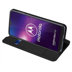 Lacné Kryty | Peňaženkové puzdro Dux Ducis Skin Pro čierne – Motorola One Macro | Lacné Kryty