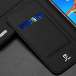 Lacné Kryty | Peňaženkové puzdro Dux Ducis Skin Pro čierne – Motorola Moto E6 Plus | Lacné Kryty