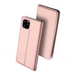 Lacné Kryty | Peňaženkové puzdro Dux Ducis Skin Pro ružové – Apple iPhone 11 Pro | Lacné Kryty