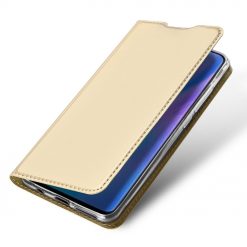 Lacné Kryty | Peňaženkové puzdro Dux Ducis Skin Pro zlaté – Huawei P30 Lite | Lacné Kryty