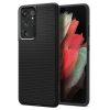 Lacné Kryty | Zadný kryt Spigen Rugged Armor čierny – Samsung Galaxy S21 Ultra | Lacné Kryty