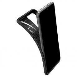 Lacné Kryty | Zadný kryt Spigen Liquid Air Matte Black – Samsung Galaxy S21 Ultra | Lacné Kryty