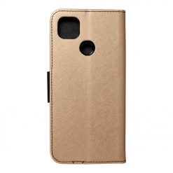 Lacné Kryty | Peňaženkové puzdro Fancy Book zlato-čierne – Xiaomi Redmi 9C | Lacné Kryty