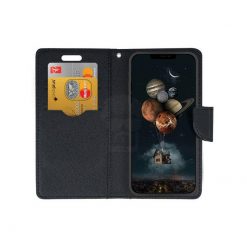 Lacné Kryty | Peňaženkové puzdro Fancy Book zlato-čierne – Xiaomi Redmi 9C | Lacné Kryty