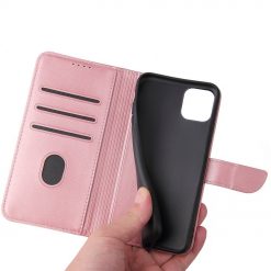 Peňaženkové puzdro Elegant Magnet Case ružové – Apple iPhone 11 | Lacné Kryty Lacné Kryty | Peňaženkové puzdro Elegant Magnet Case ružové – Apple iPhone 11 | Lacné Kryty