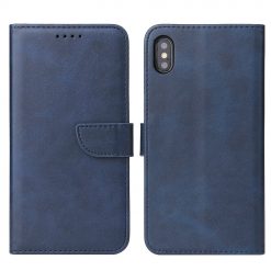 Lacné Kryty | Peňaženkové puzdro Elegant Magnet Case modré – Apple iPhone X / iPhone Xs | Lacné Kryty