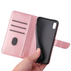 Lacné Kryty | Peňaženkové puzdro Elegant Magnet Case ružové – Apple iPhone Xr | Lacné Kryty