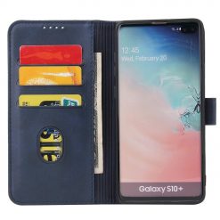 Peňaženkové puzdro Elegant Magnet Case modré – Samsung Galaxy S10 Plus (S10+) | Lacné Kryty Lacné Kryty | Peňaženkové puzdro Elegant Magnet Case modré – Samsung Galaxy S10 Plus (S10+) | Lacné Kryty