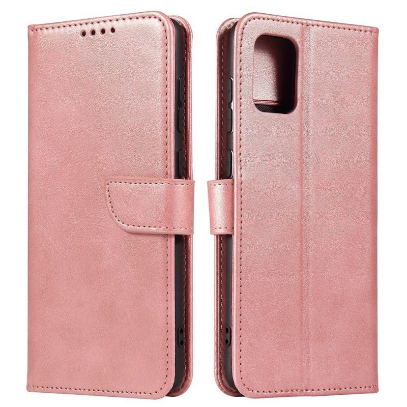 Lacné Kryty | Peňaženkové puzdro Elegant Magnet Case ružové – Samsung Galaxy A41