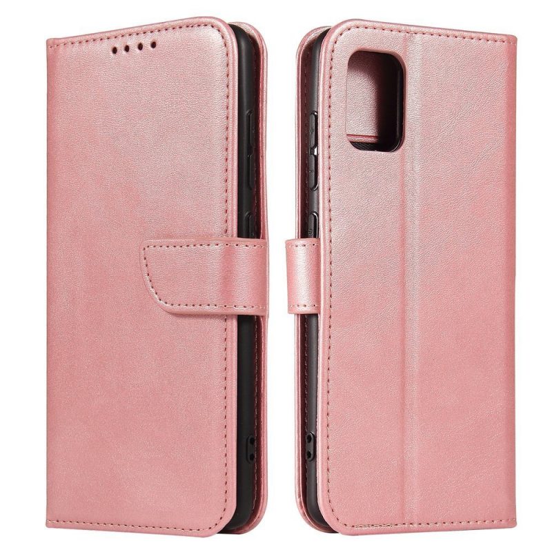 Lacné Kryty | Peňaženkové puzdro Elegant Magnet Case ružové – Samsung Galaxy A51